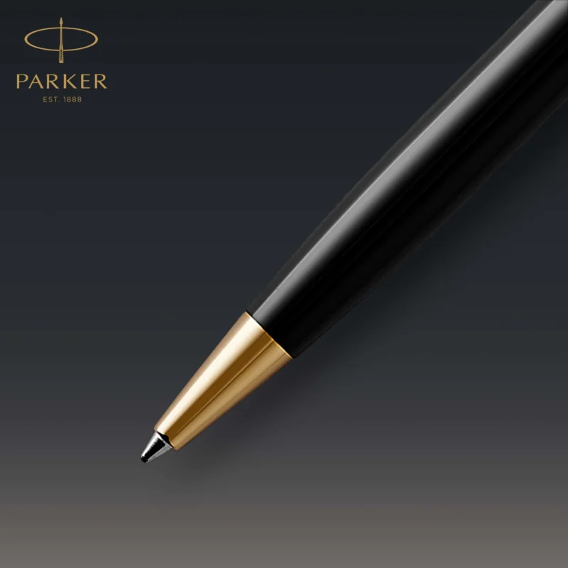 Parker Sonnet Black Lacquer GT Balpen - Afbeelding 5