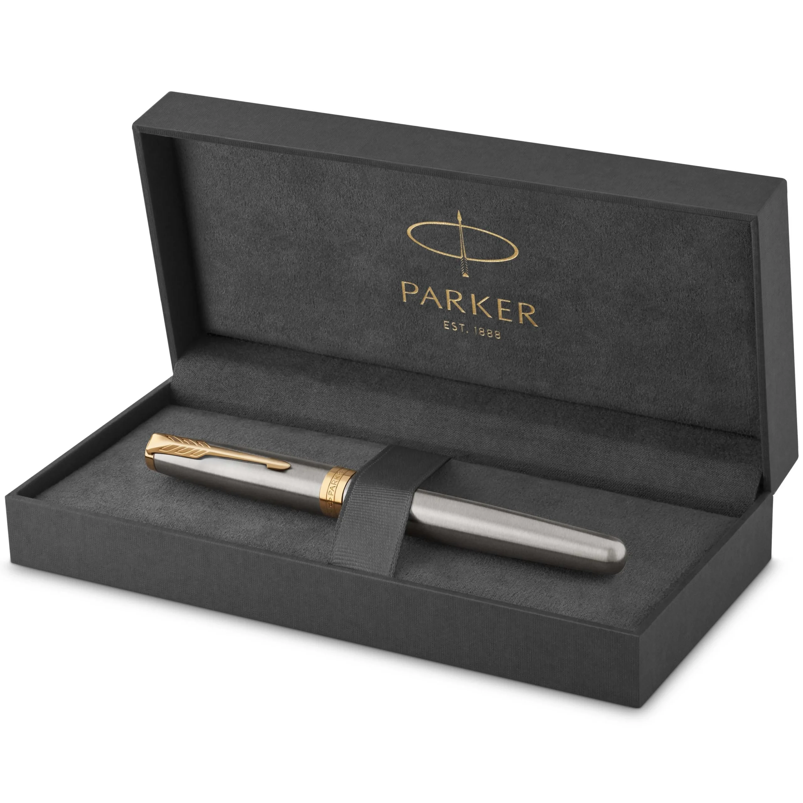 Parker Sonnet Stainless Steel GT Vulpen - Afbeelding 2