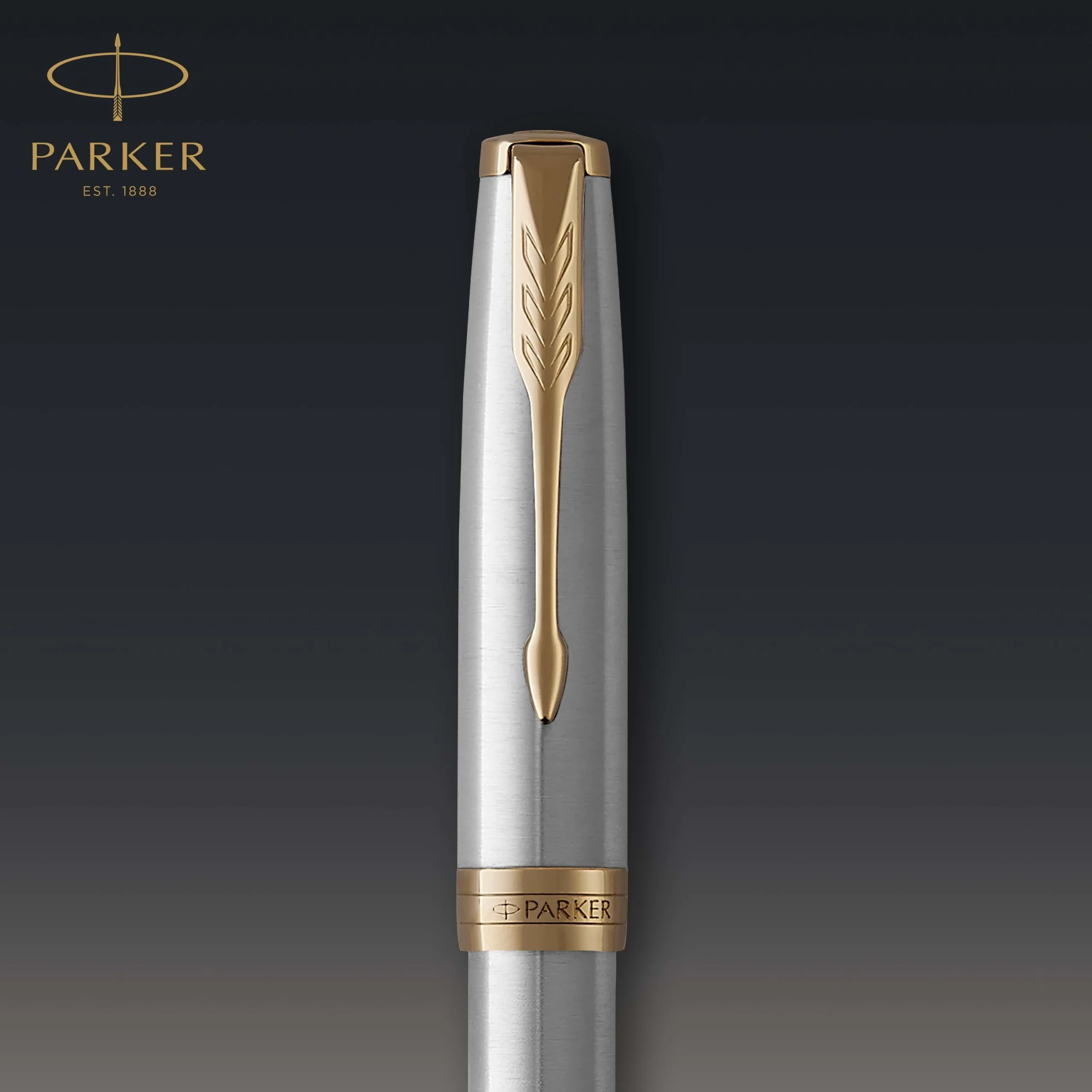 Parker Sonnet Stainless Steel GT Vulpen - Afbeelding 6
