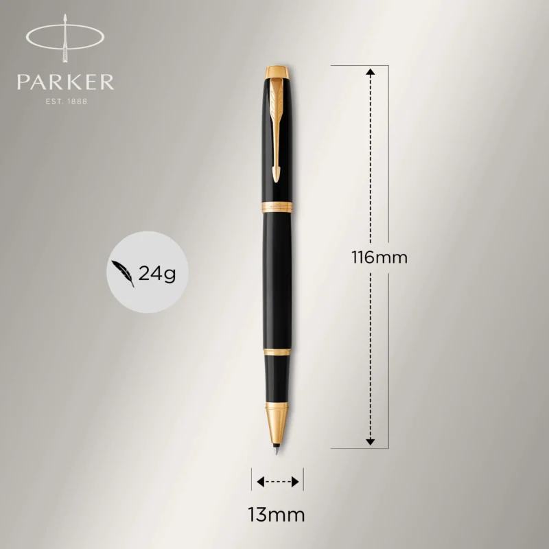 Parker IM Black GT Rollerbal - Afbeelding 4