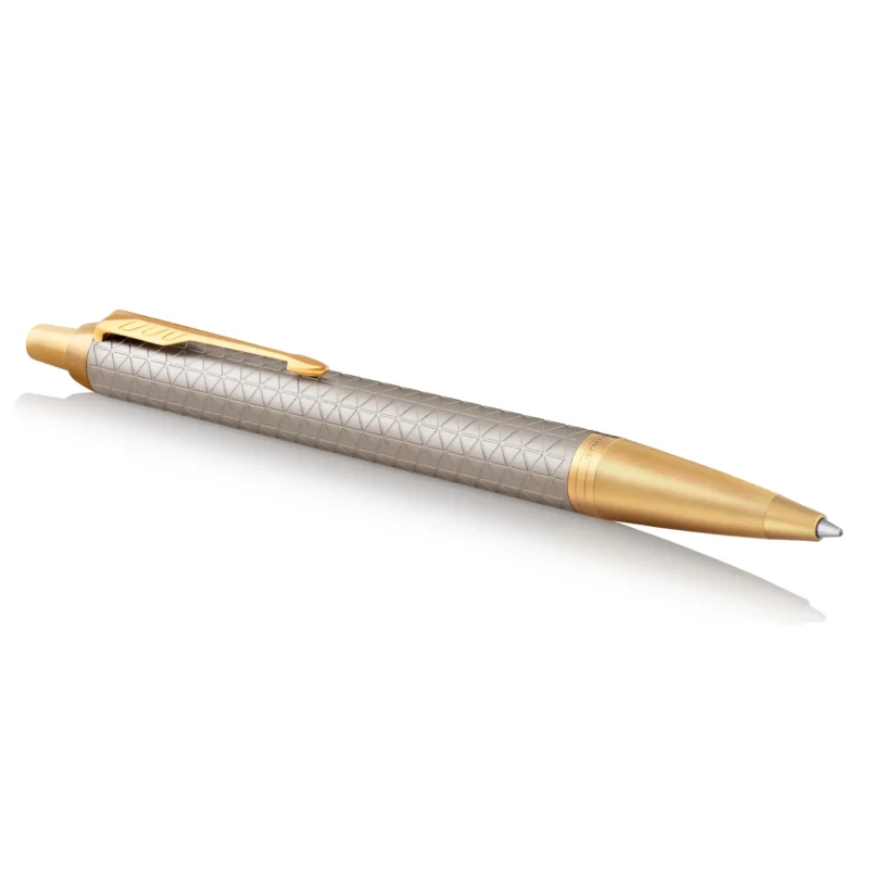 Parker IM Premium Warm Grey GT Balpen - Afbeelding 2