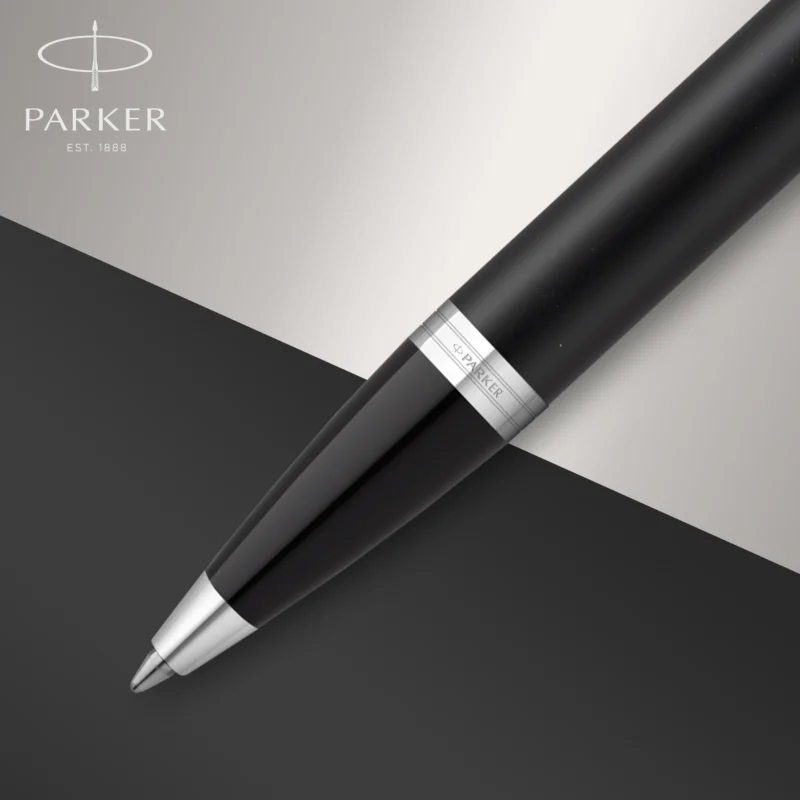 Parker IM Matte Black CT Balpen - Afbeelding 5