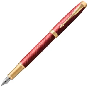 Parker IM Premium Deep Red Vulpen Fijn