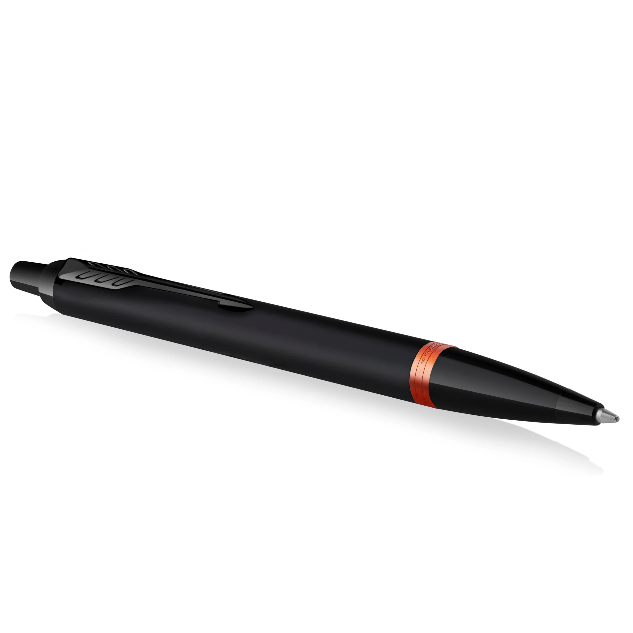 Parker IM Black With Orange Vibrant Ring Bt Balpen - Afbeelding 2