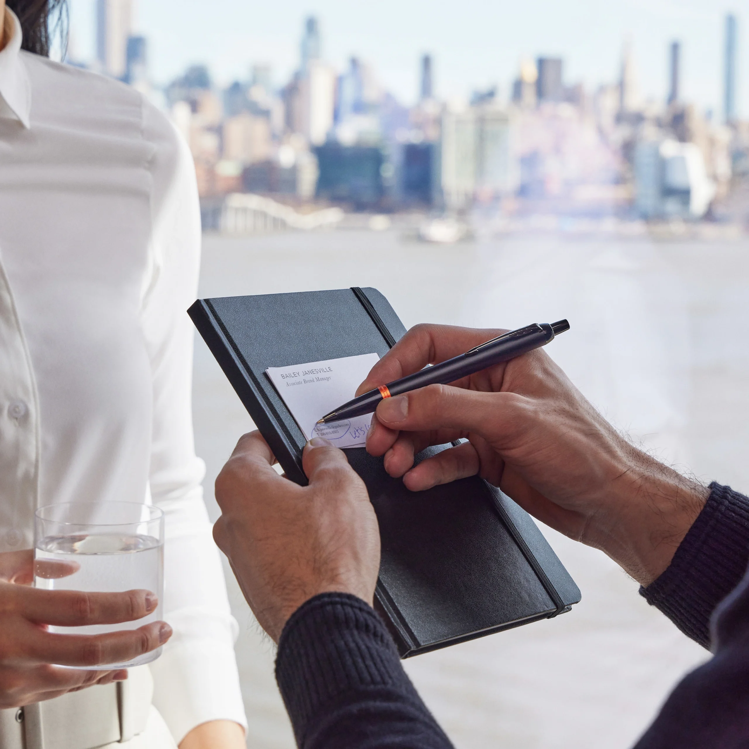 Parker IM Black With Orange Vibrant Ring Bt Balpen - Afbeelding 7