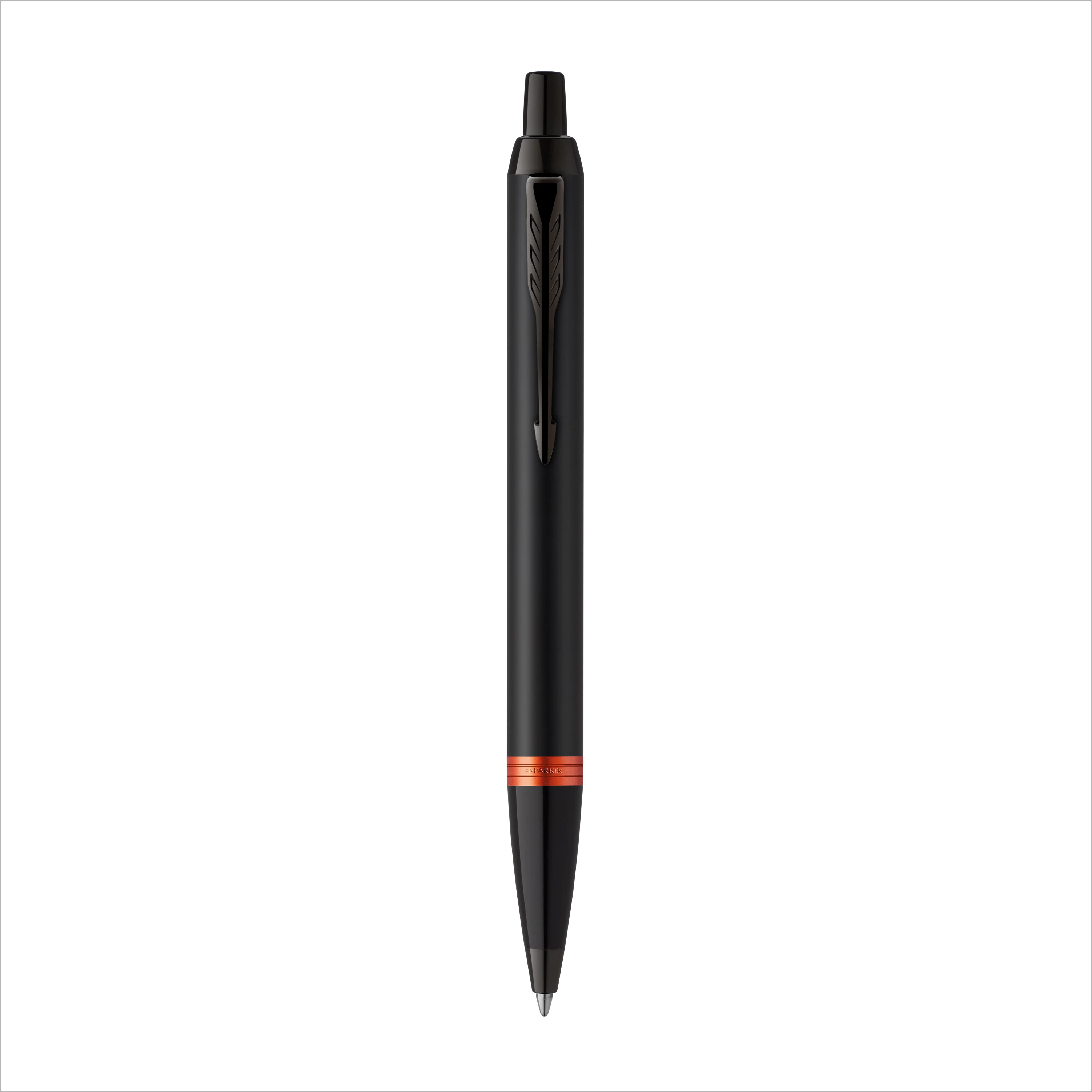 Parker IM Black With Orange Vibrant Ring Bt Balpen - Afbeelding 8