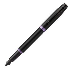 Parker IM Black With Purple Vibrant Ring Bt Vulpen