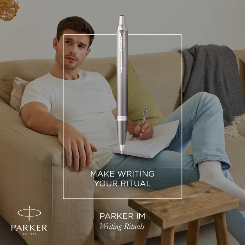 Parker IM Rituals Grey CT Balpen - Afbeelding 3