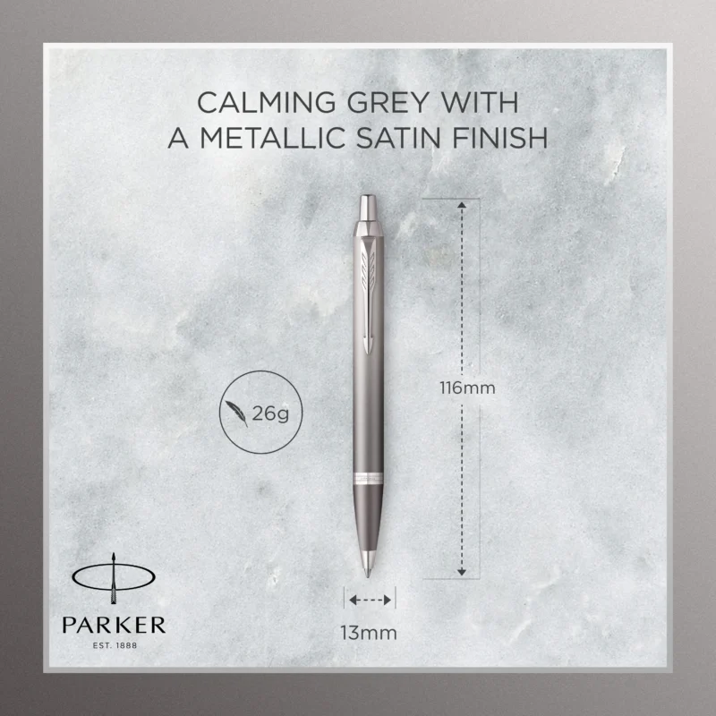 Parker IM Rituals Grey CT Balpen - Afbeelding 4