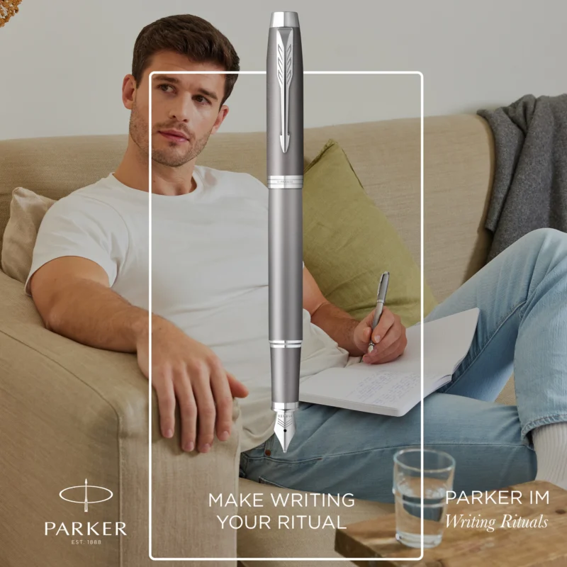 Parker IM Rituals Grey CT Balpen - Afbeelding 12